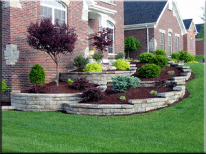 Retaining wall Landscaping